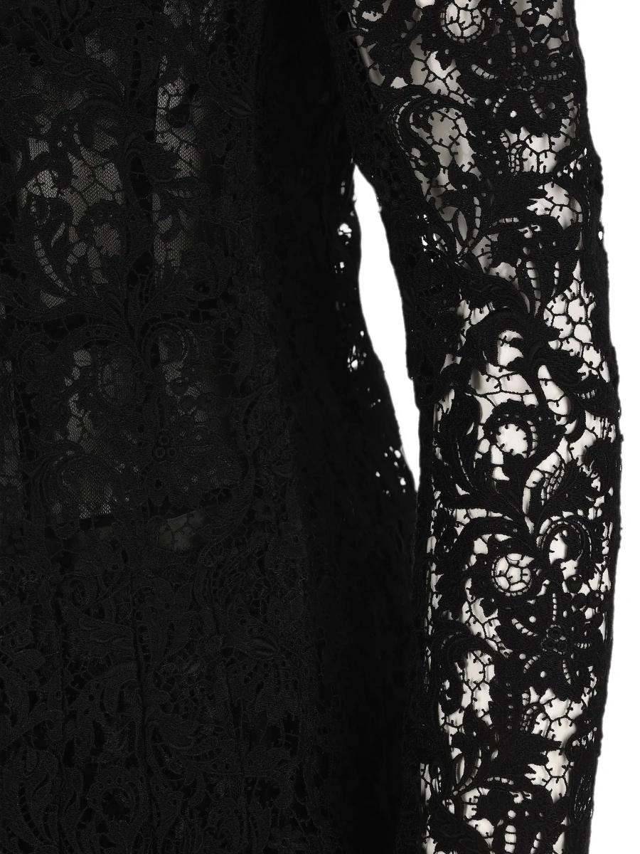 Rochie Fendi neagra din dantela - Img 6