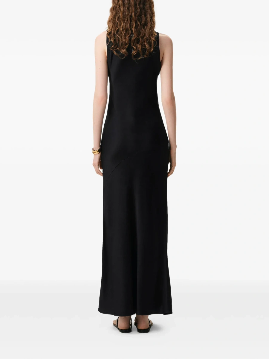 Rochie lunga AMI Paris neagra - Img 6