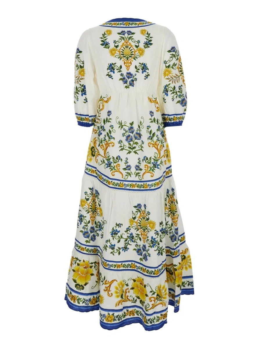Rochie lunga FARM RIO multicolor din bumbac 'Emily' - Img 2