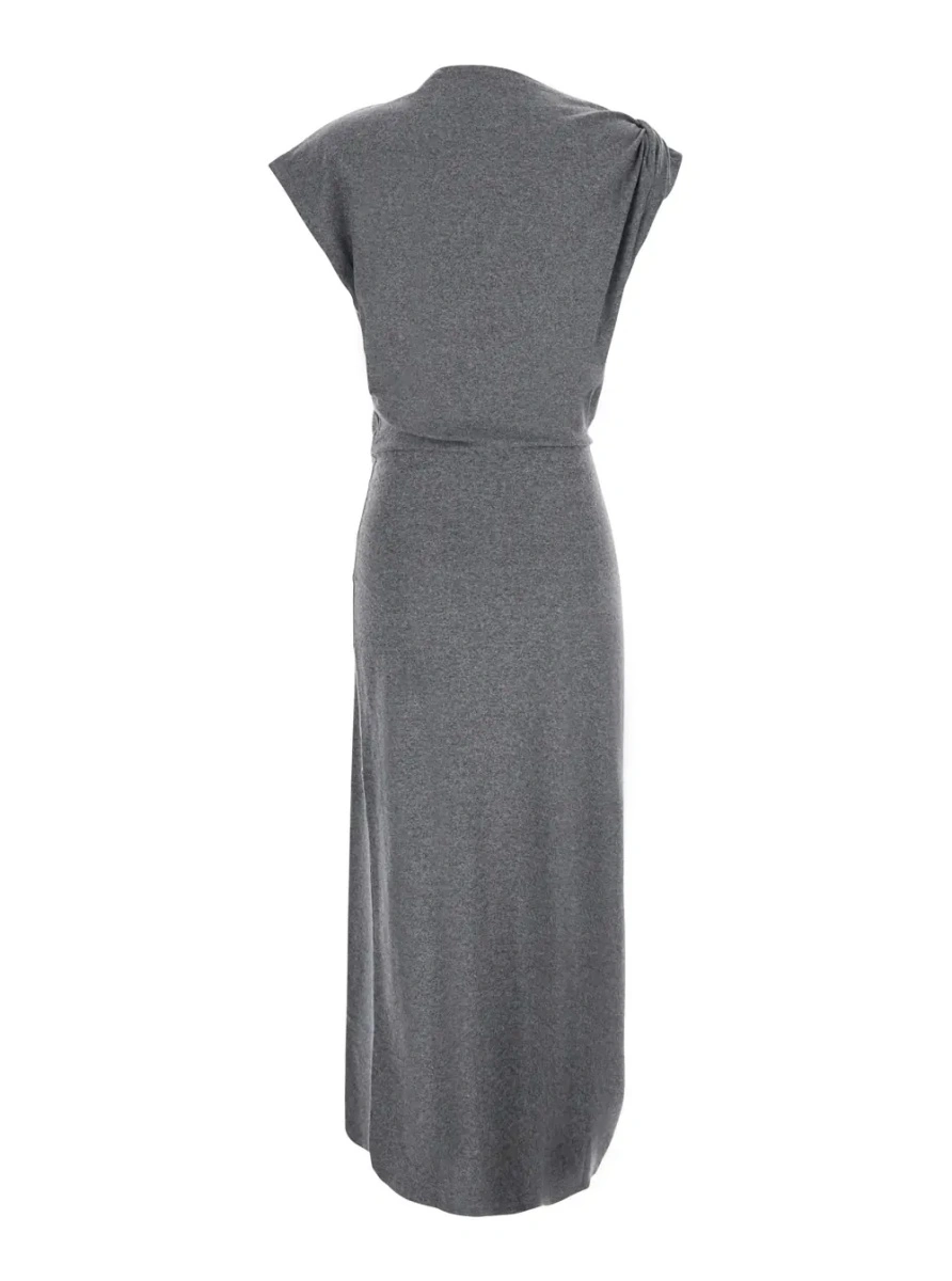 Rochie lunga Isabel Marant gri - Img 2