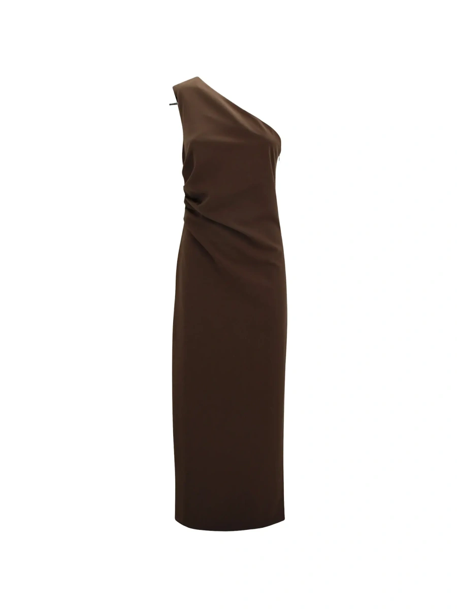 Rochie lunga P.A.R.O.S.H. maro din cady - Img 7