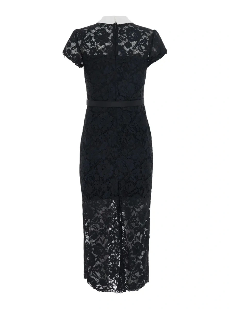 Rochie lunga Self-Portrait neagra - Img 2