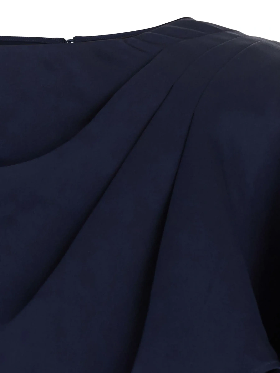Rochie lunga SIMKHAI albastra 'Izel' - Img 5