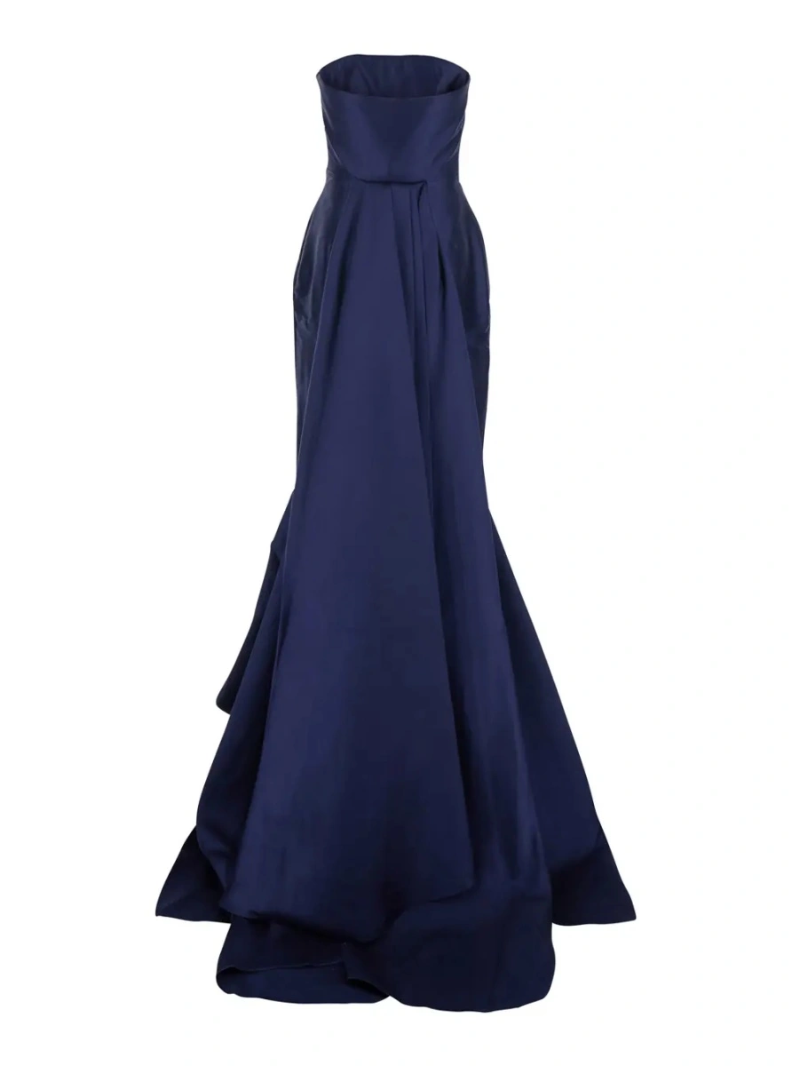 Rochie lunga SOLACE LONDON albastra 'Imani' - Img 2