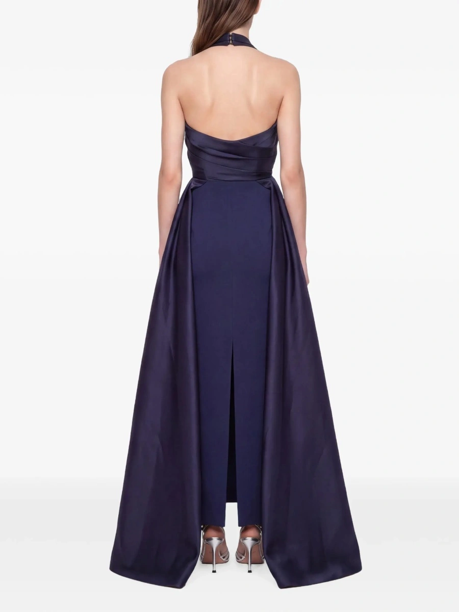 Rochie lunga SOLACE LONDON albastra 'Rumi' - Img 5