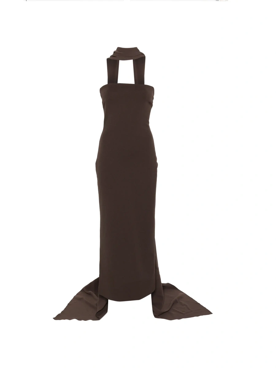 Rochie lunga SOLACE LONDON maro - Img 8