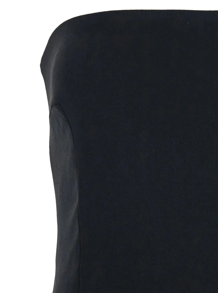 Rochie lunga SOLACE LONDON neagra din twill 'Helena' - Img 3