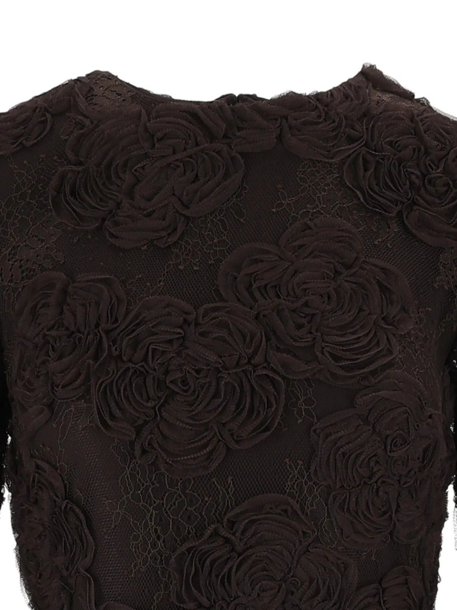 Rochie scurta ROTATE Birger Christensen maro - Img 4
