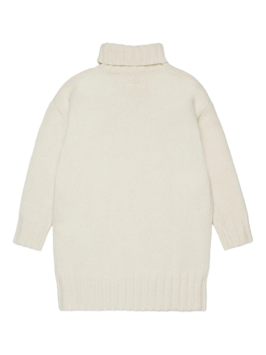 Rochie tricotata MM6 Maison Margiela alba - Img 2