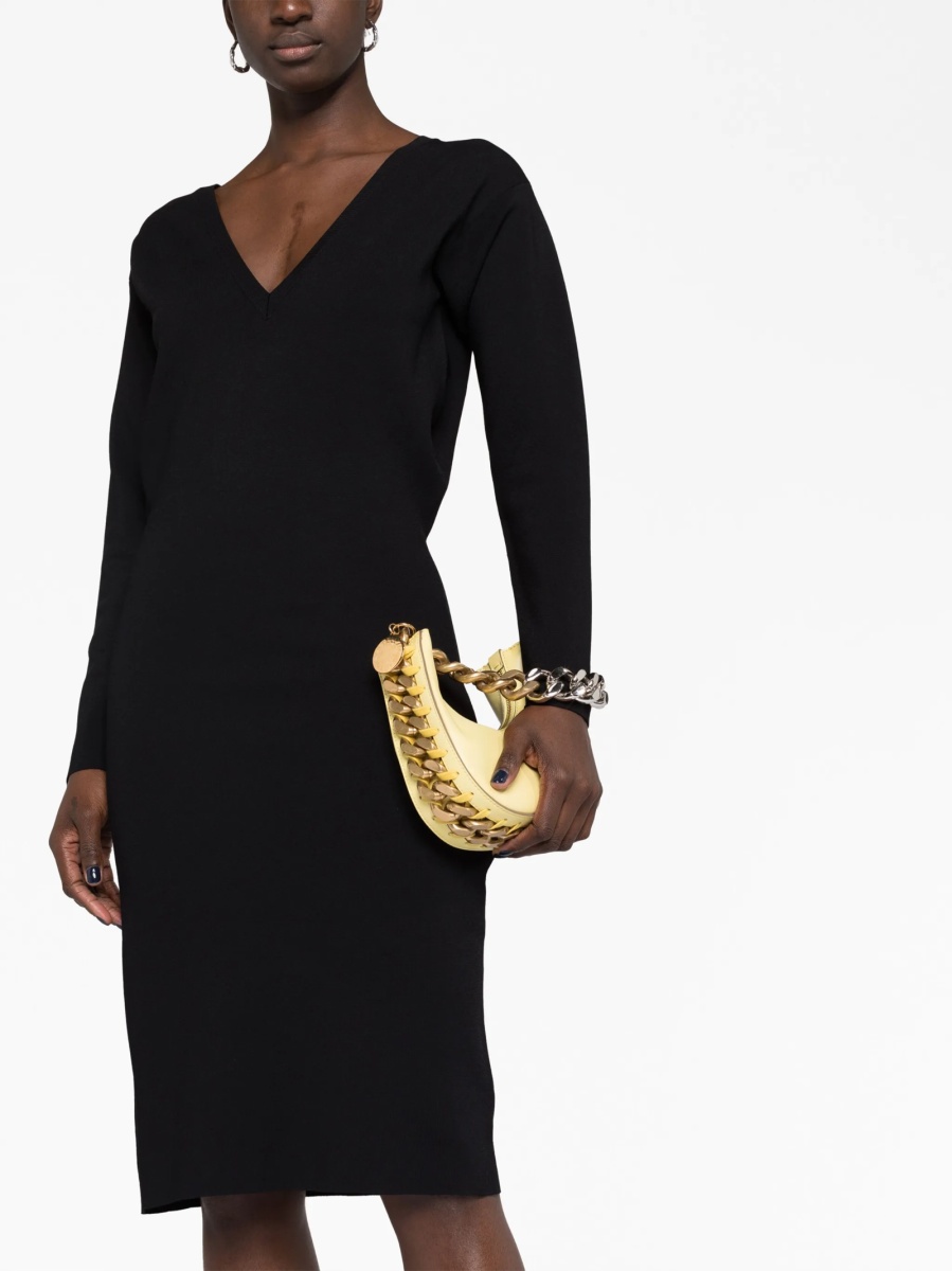 Rochie tricotata Stella McCartney neagra - Img 5