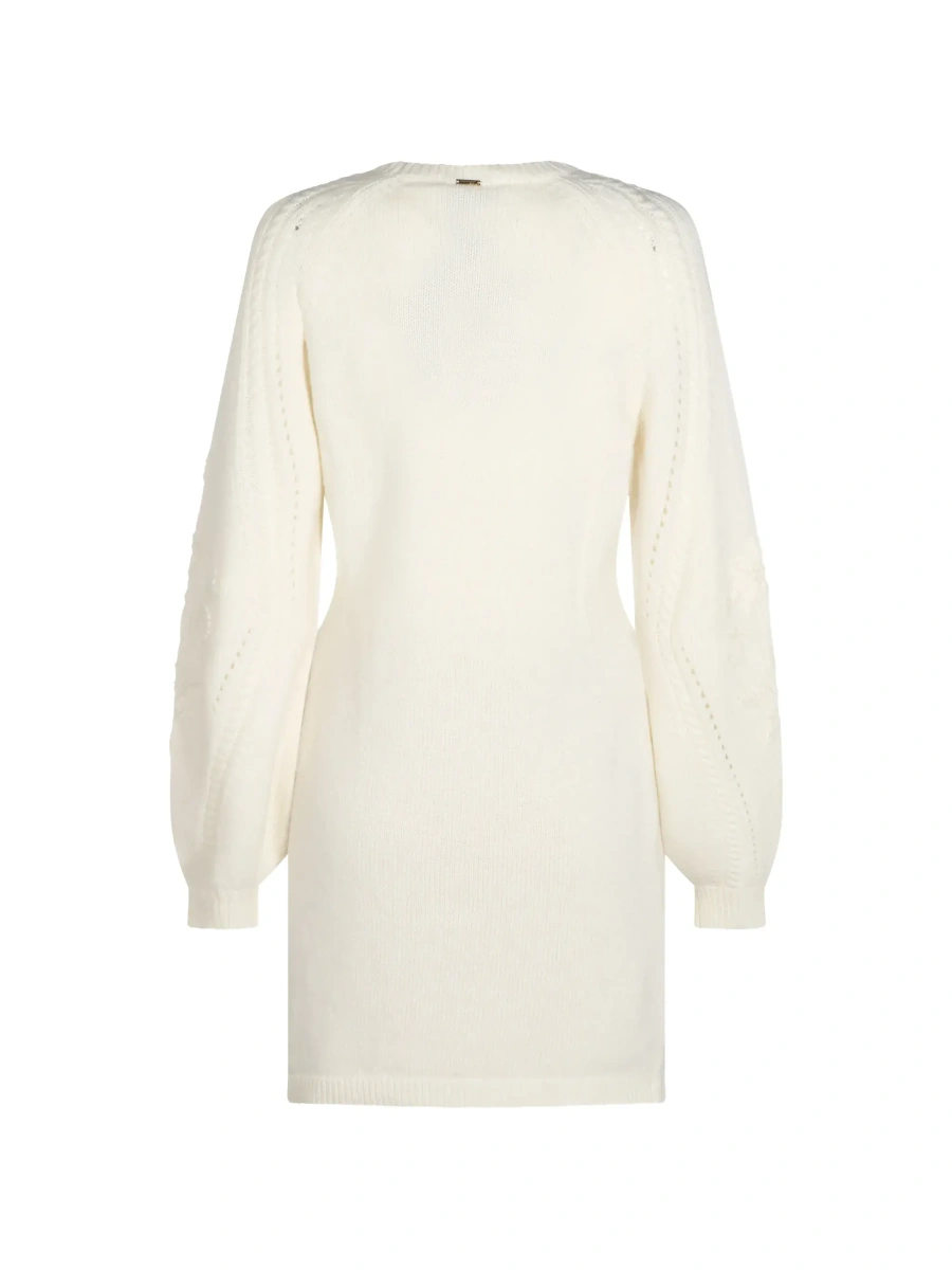 Rochie TWINSET alba din lana - Img 4