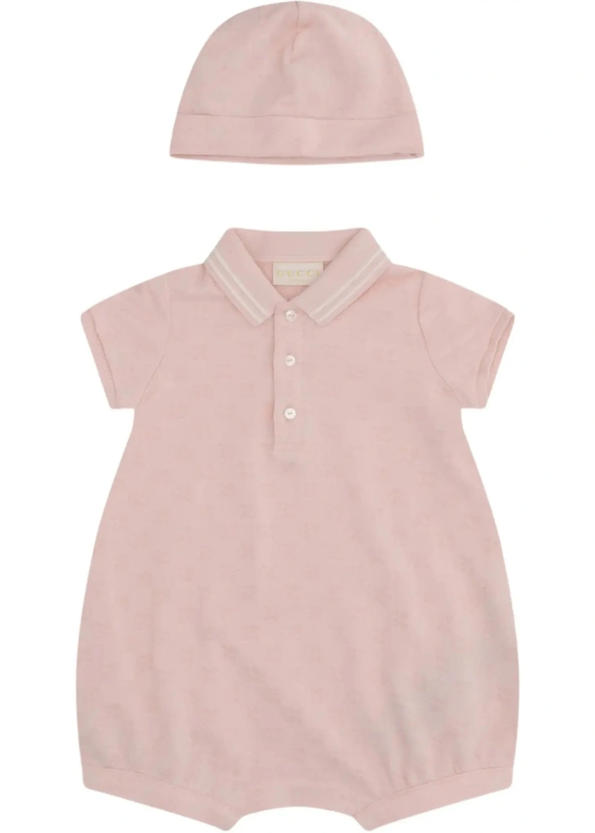 Rochii Baby GG cotton two-piece gift Set - Img 6