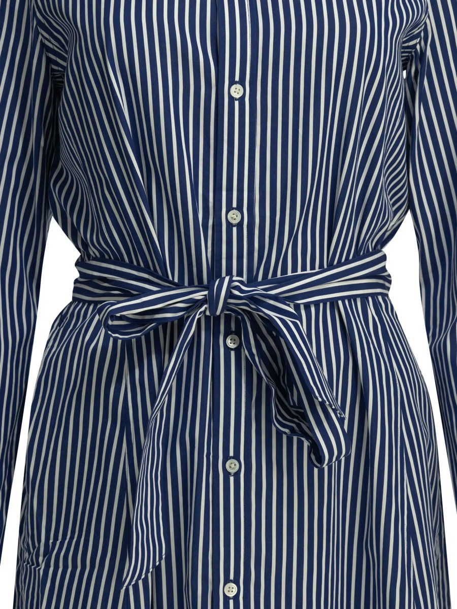 Rochii Chemisier midi dress with logo - Img 3