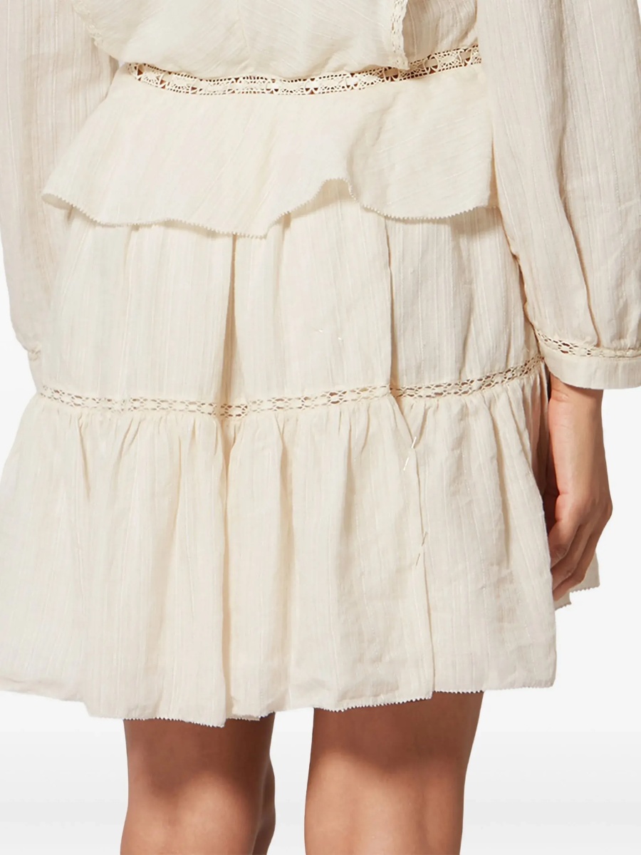 Rochii "Damya" cotton and linen short dress - Img 4
