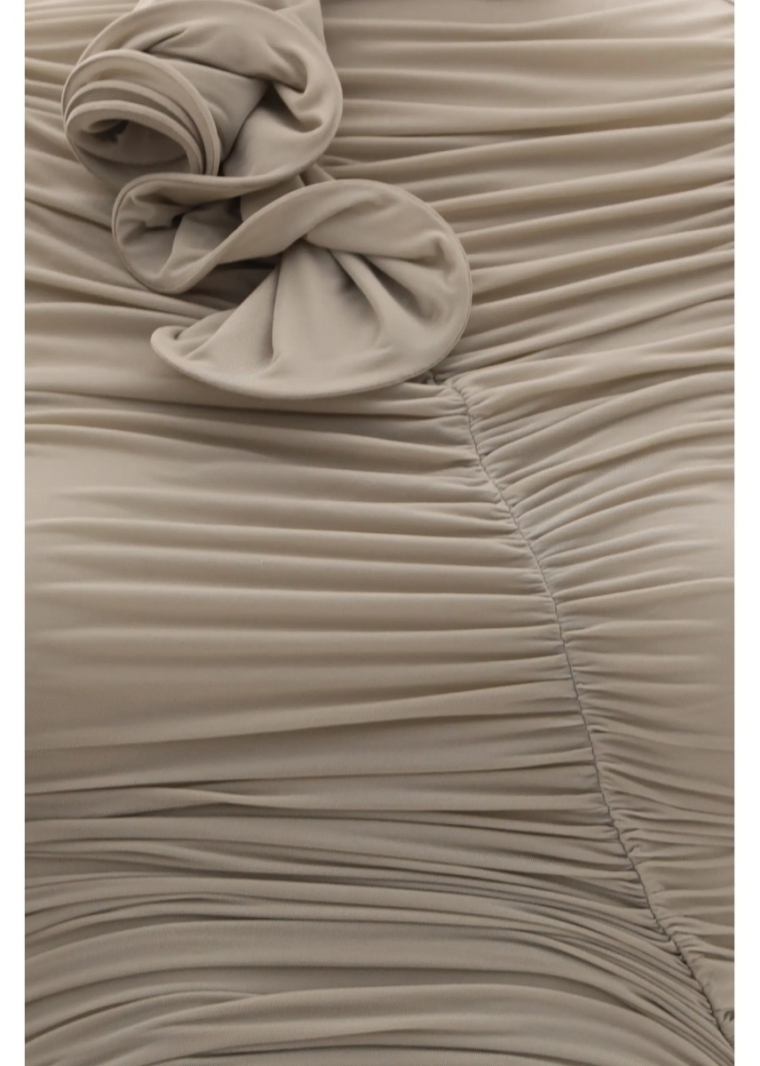 Rochii Draped high-neck Dress - Img 3