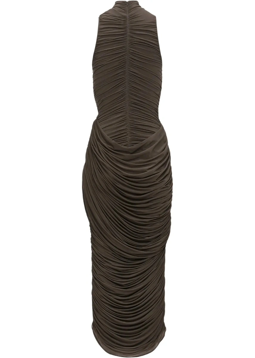 Rochii Draped high-neck midi Dress - Img 4