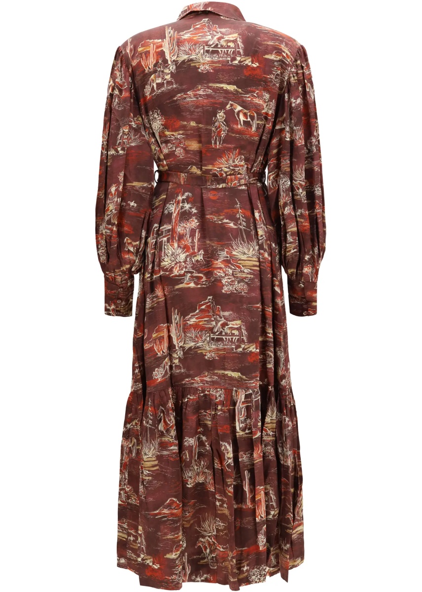 Rochii Ezra silk midi Shirt Dress - Img 2
