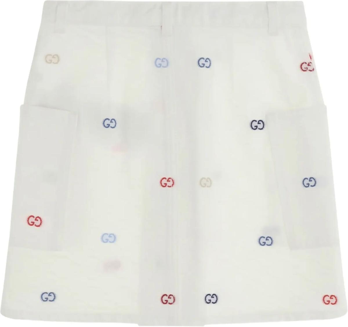 Rochii GG cotton denim jacquard Skirt - Img 4