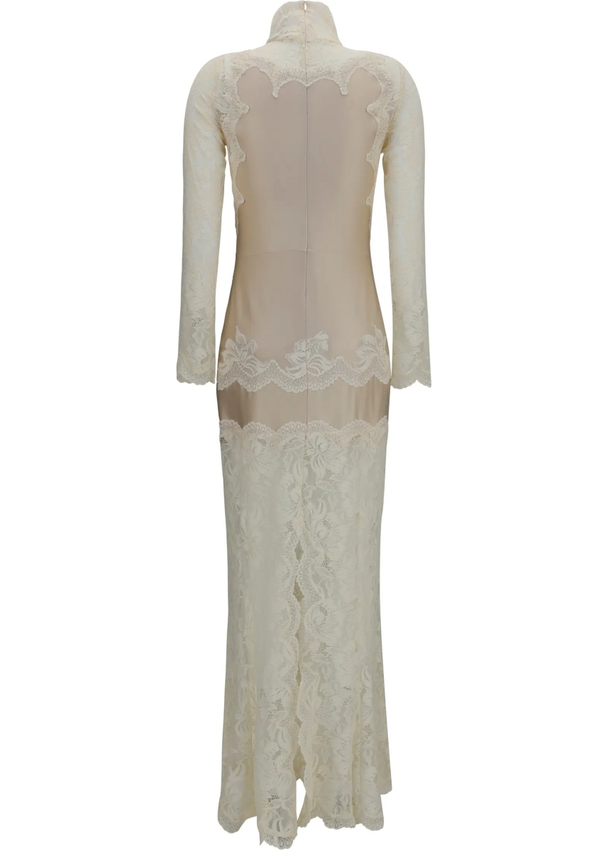 Rochii Long lace and jersey Dress - Img 2