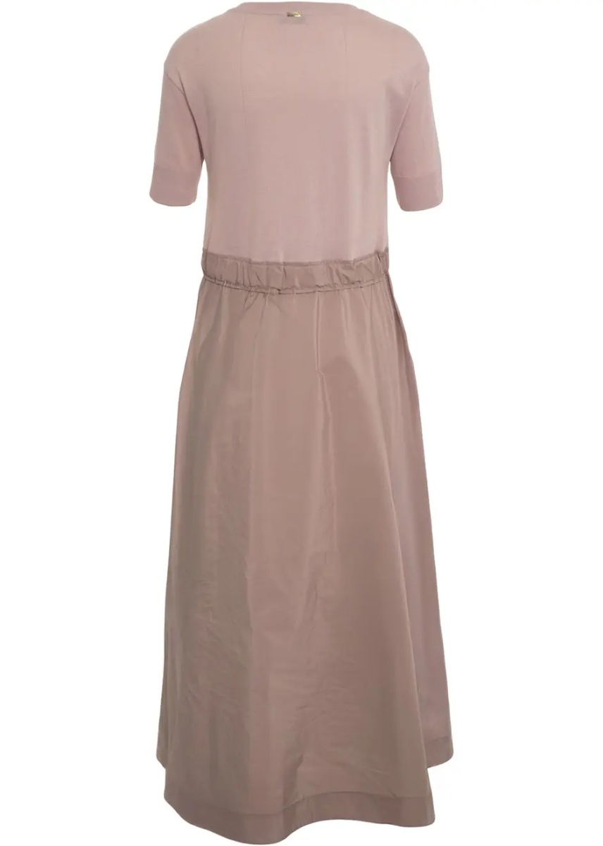 Rochii Midi dress with drawstring at waist - Img 3