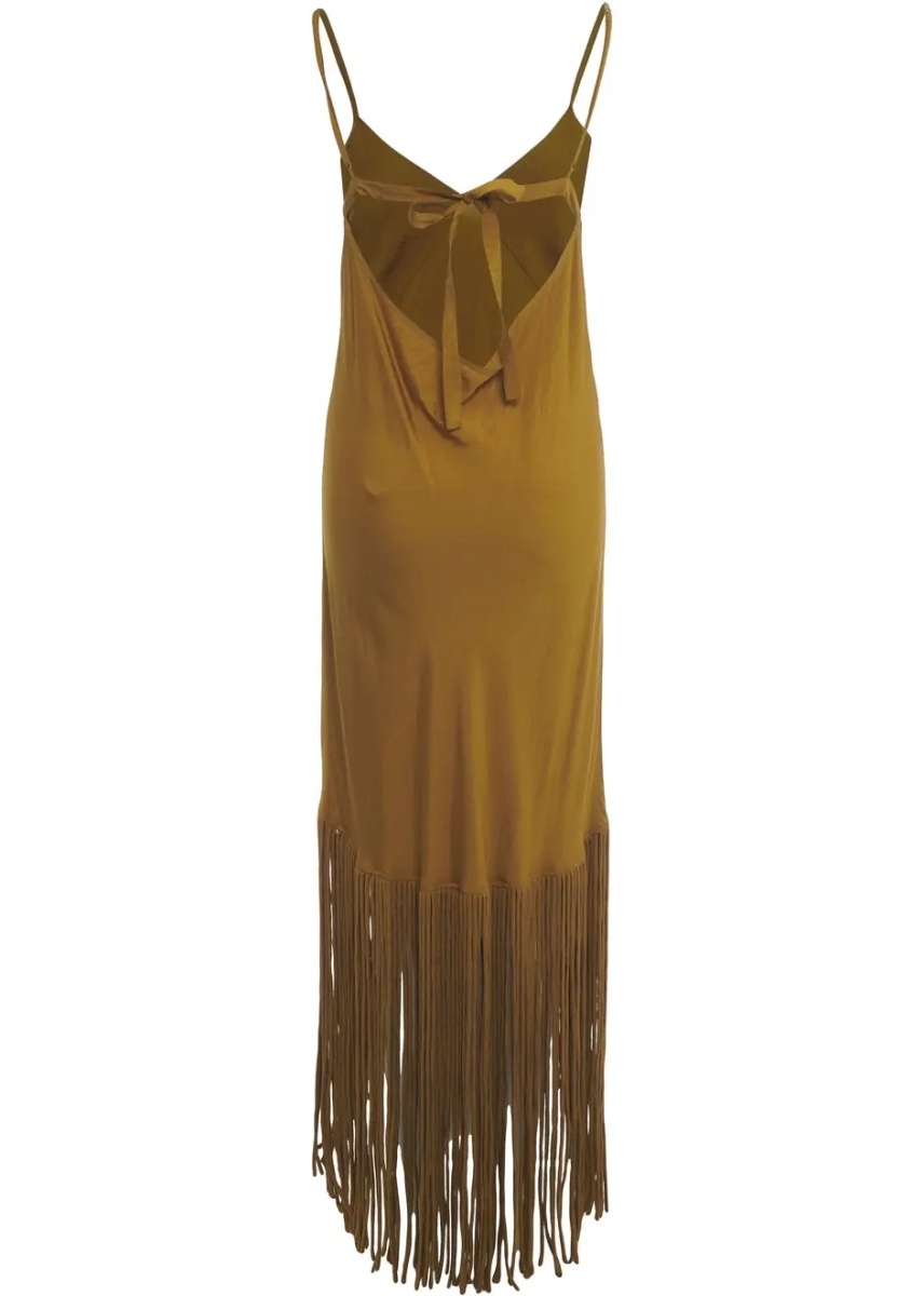 Rochii Midi dress with fringe detail 'Badia' - Img 3