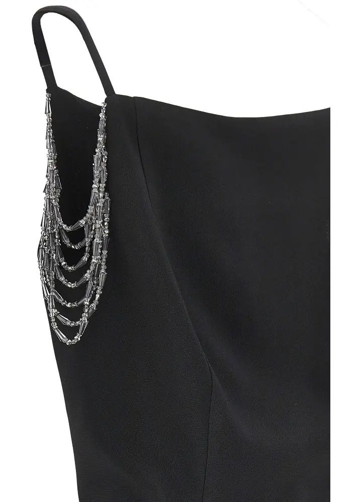 Rochii Midi dress with jewelled shoulders - Img 2