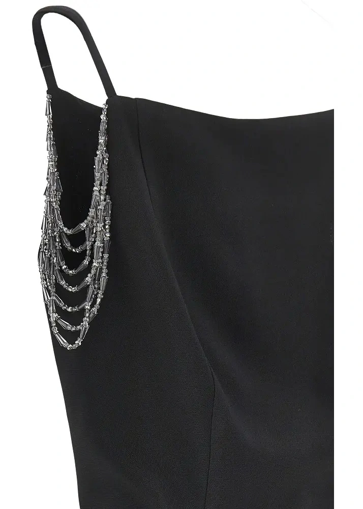 Rochii Midi dress with jewelled shoulders - Img 2
