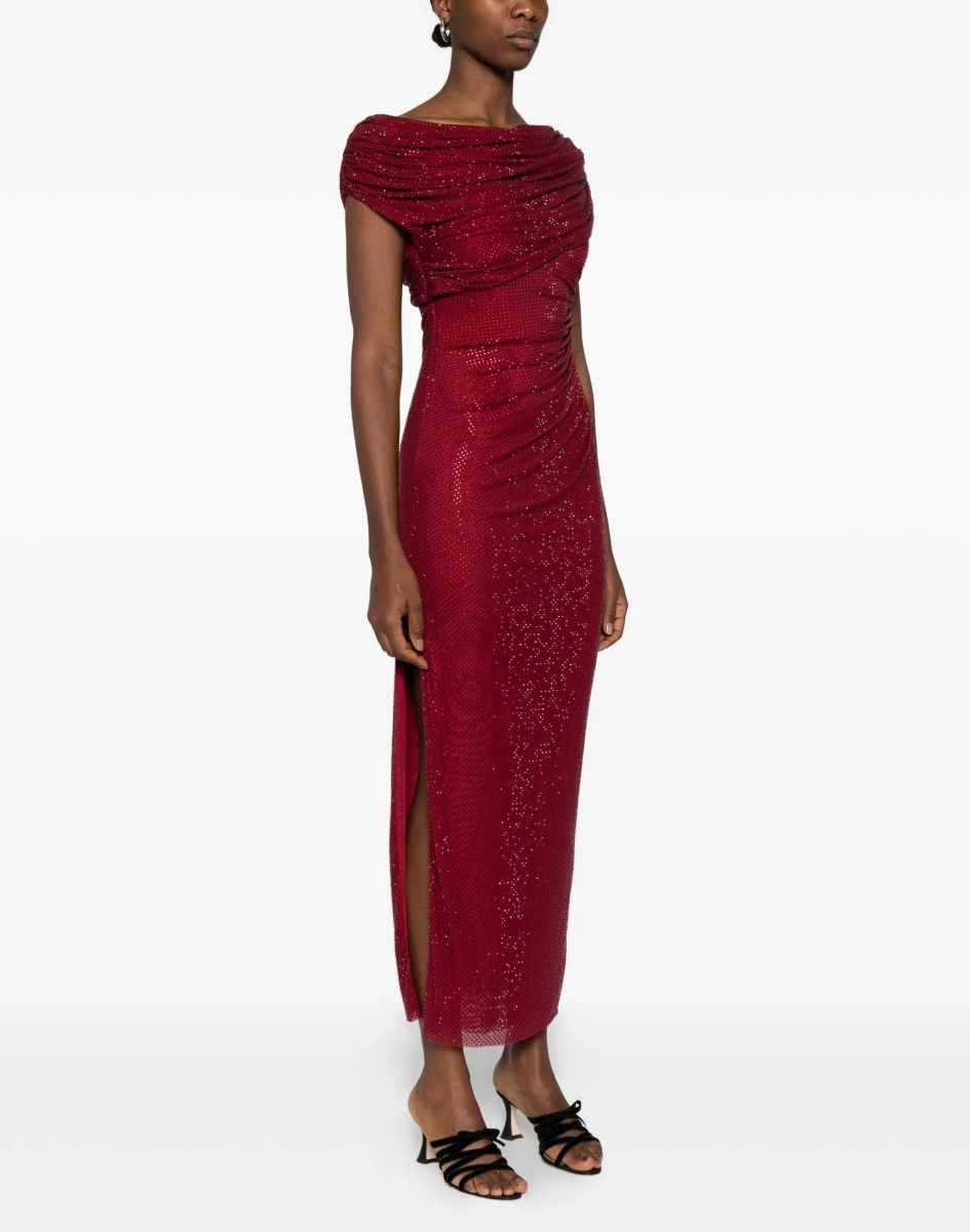 Rochii Midi Dress With Rhinestones - Img 4
