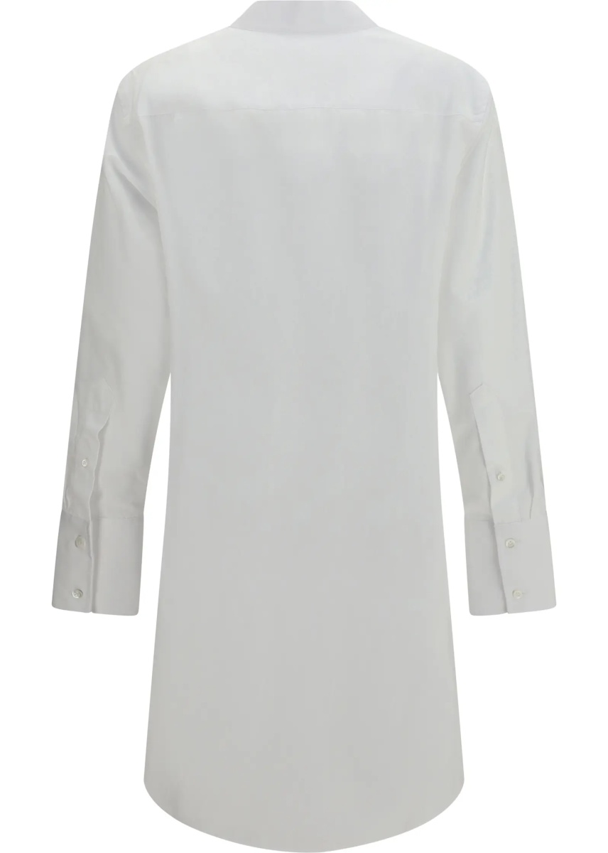 Rochii Raw-edge cotton mini Dress - Img 2