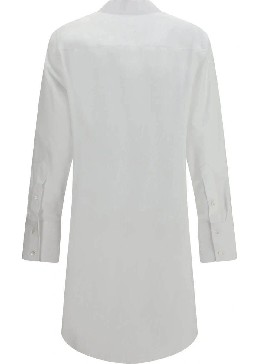 Rochii Raw-edge cotton mini Dress - Img 2