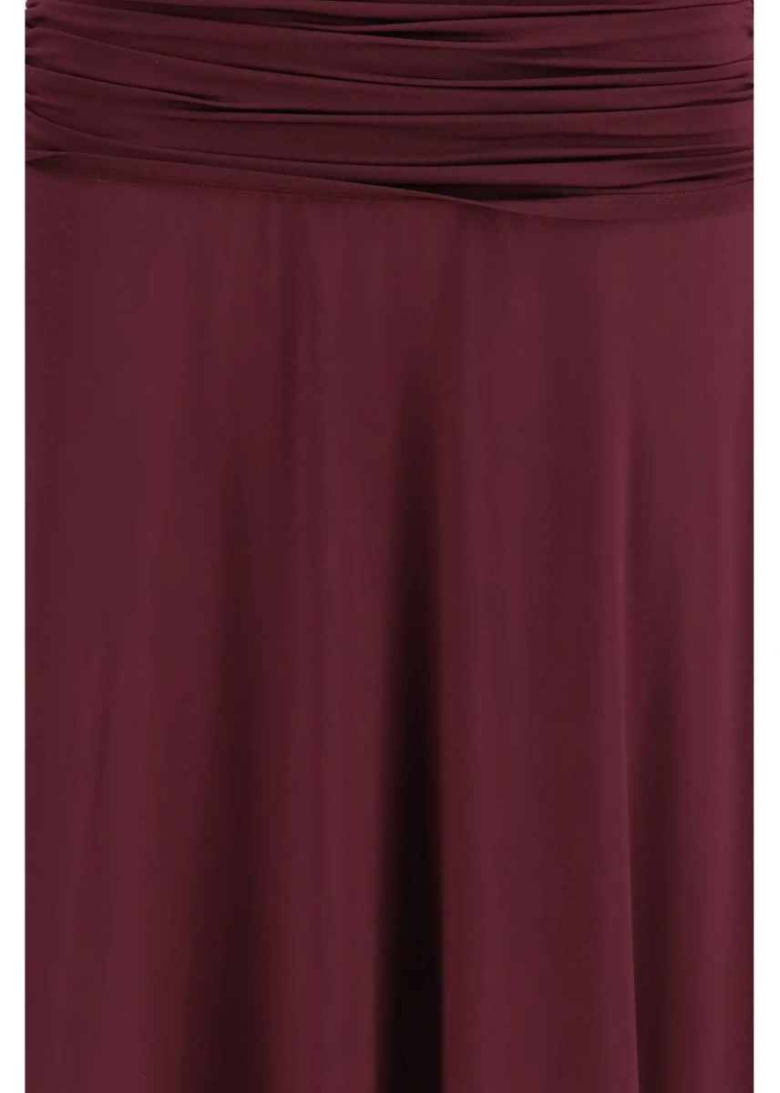 Rochii Ruched midi Dress in jersey - Img 3