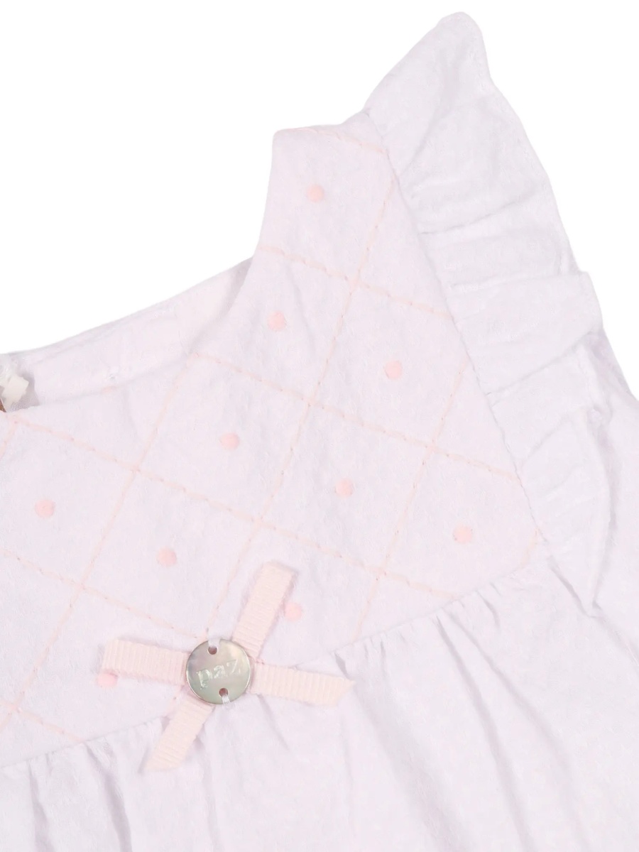Rochii SET WOVEN NEWBORN DRESS 004-153393 + KNICKERS 017-153392 "ALAIA" - Img 3