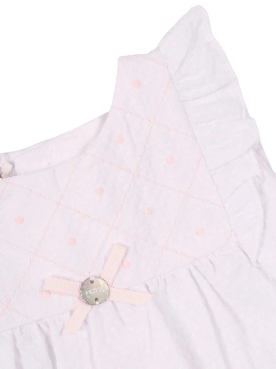Rochii SET WOVEN NEWBORN DRESS 004-153393 + KNICKERS 017-153392 "ALAIA" - Img 3