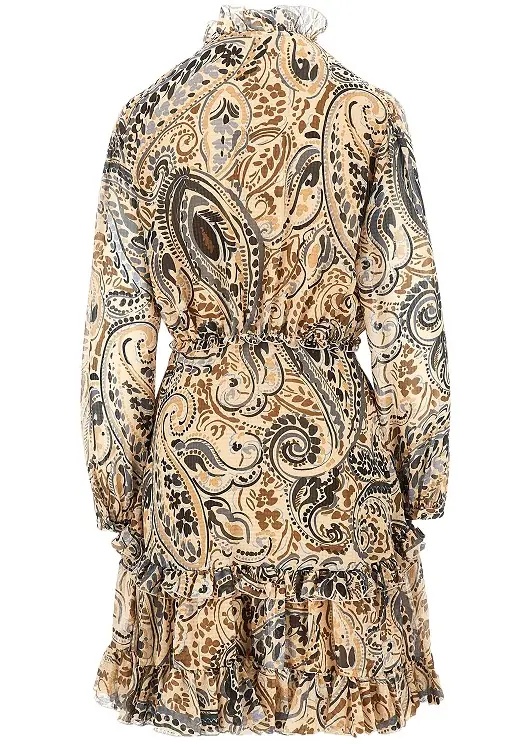 Rochii Short dress with floral Paisley print - Img 3