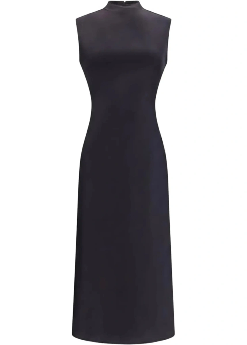 Rochii Sleeveless virgin wool midi Dress - Img 7