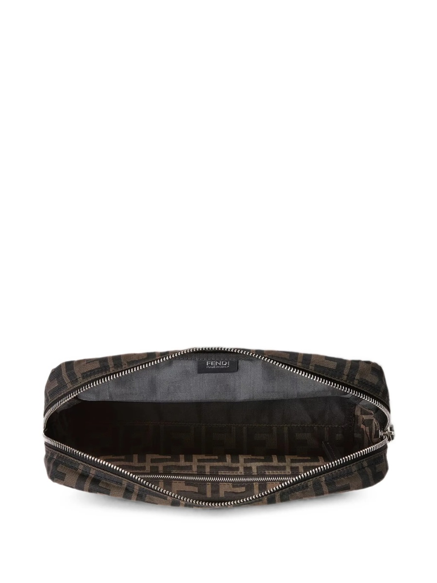 Rucsac Fendi maro din polyester - Img 3