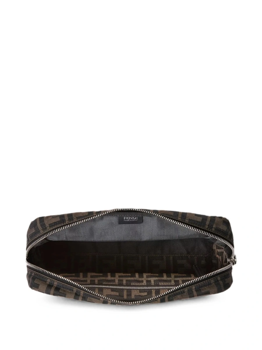 Rucsac Fendi maro din polyester - Img 3