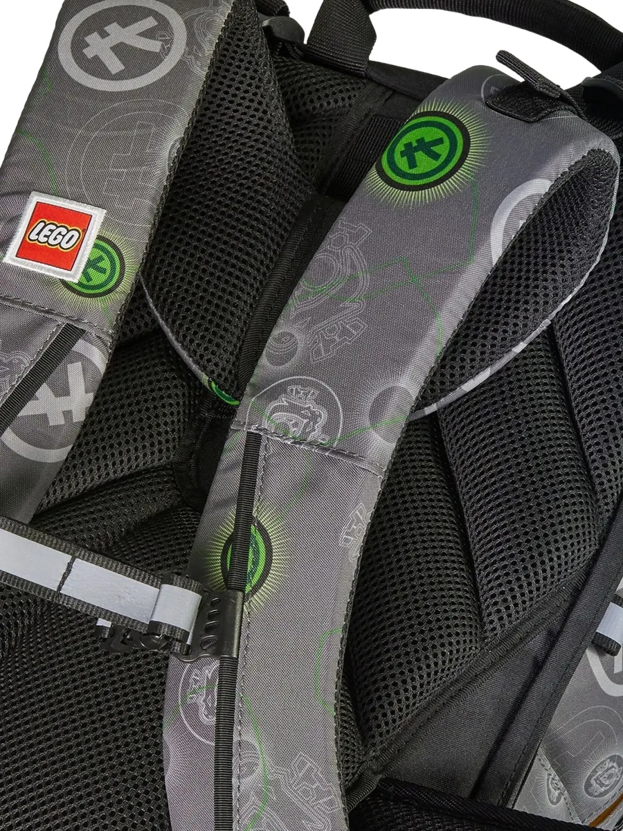 Rucsac LEGO gri din polyester - Img 4