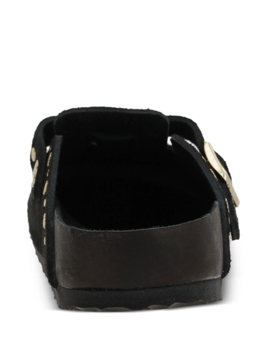 Saboti Birkenstock negri din piele intoarsa - Img 3