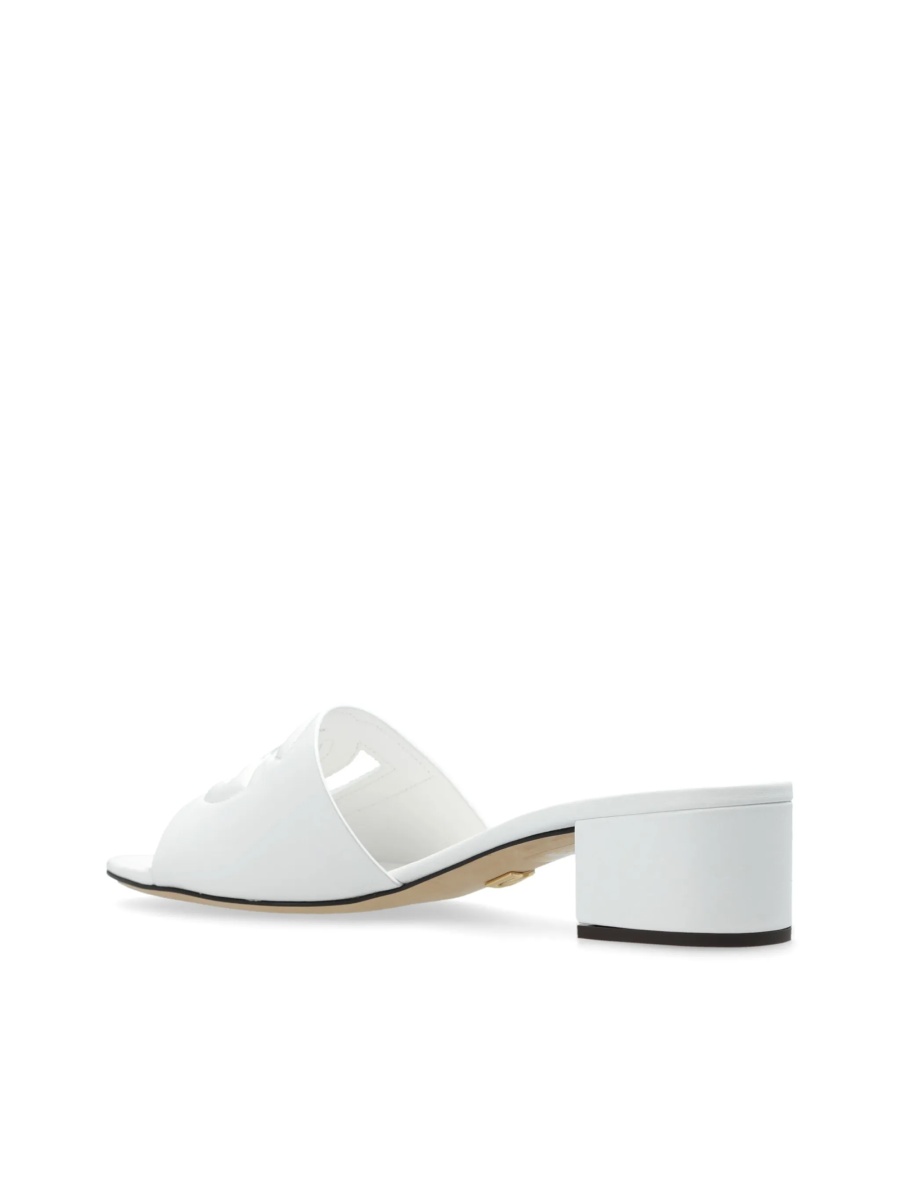Saboti Dolce &amp; Gabbana albi din piele - Img 5