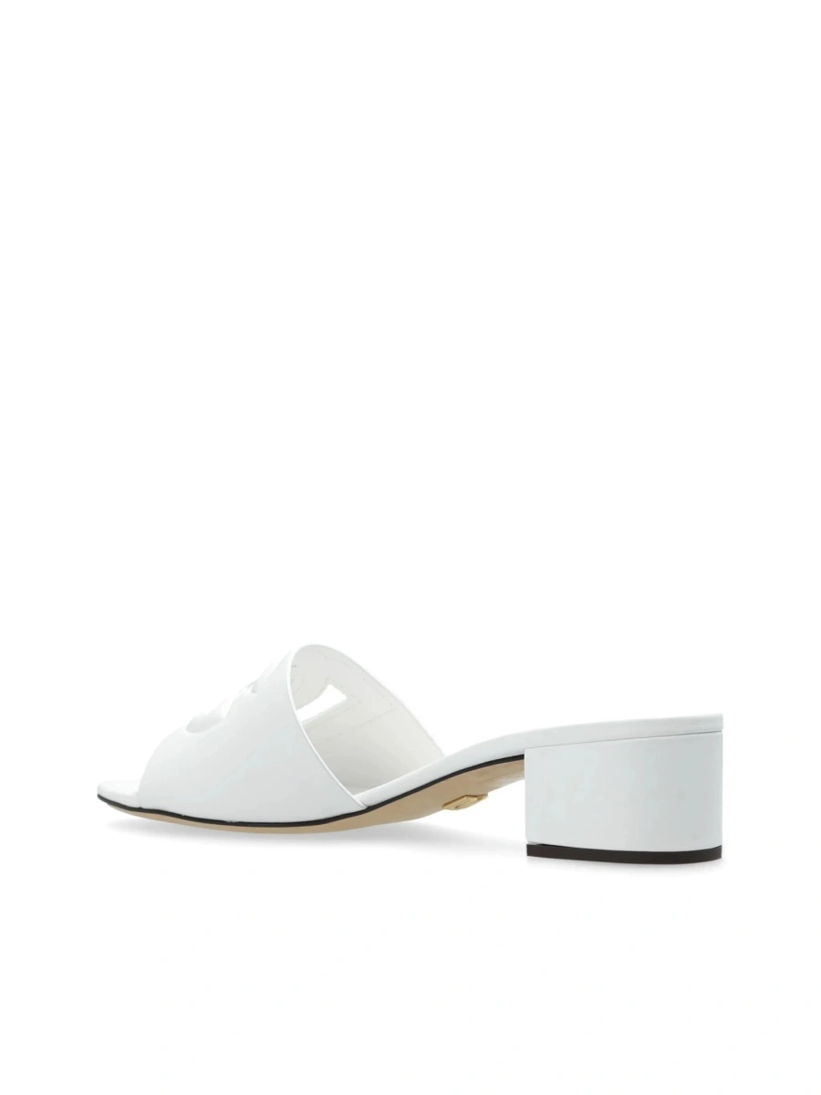 Saboti Dolce &amp; Gabbana albi din piele - Img 5