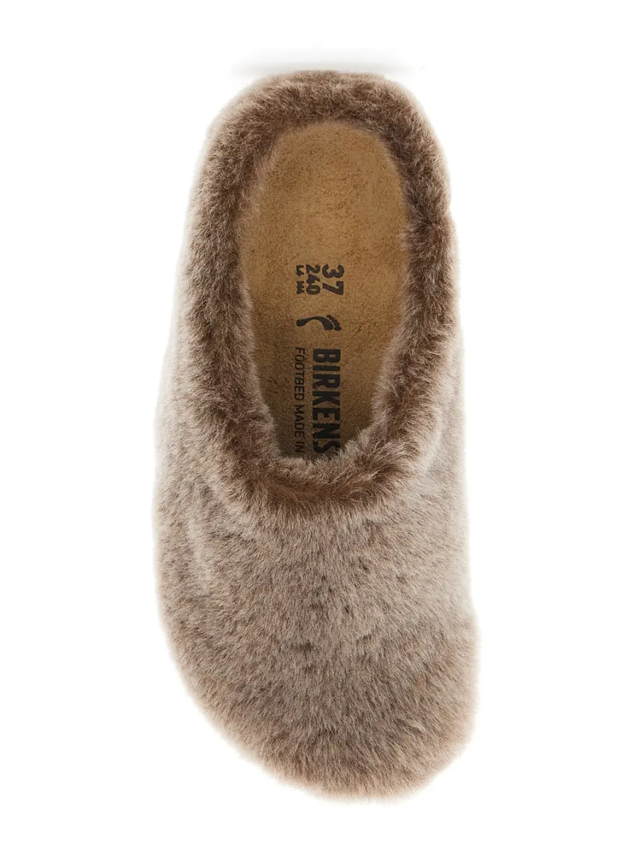 Saboti Gray Mule with Wraparound Fur Upper - Img 3