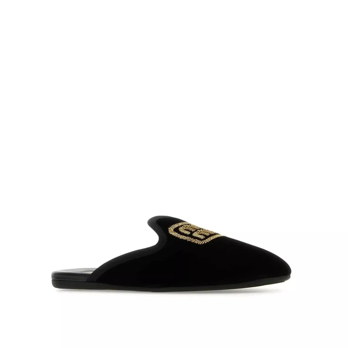 Saboti Miu Miu Logo Embroidered Slip-On Mules - Img 2