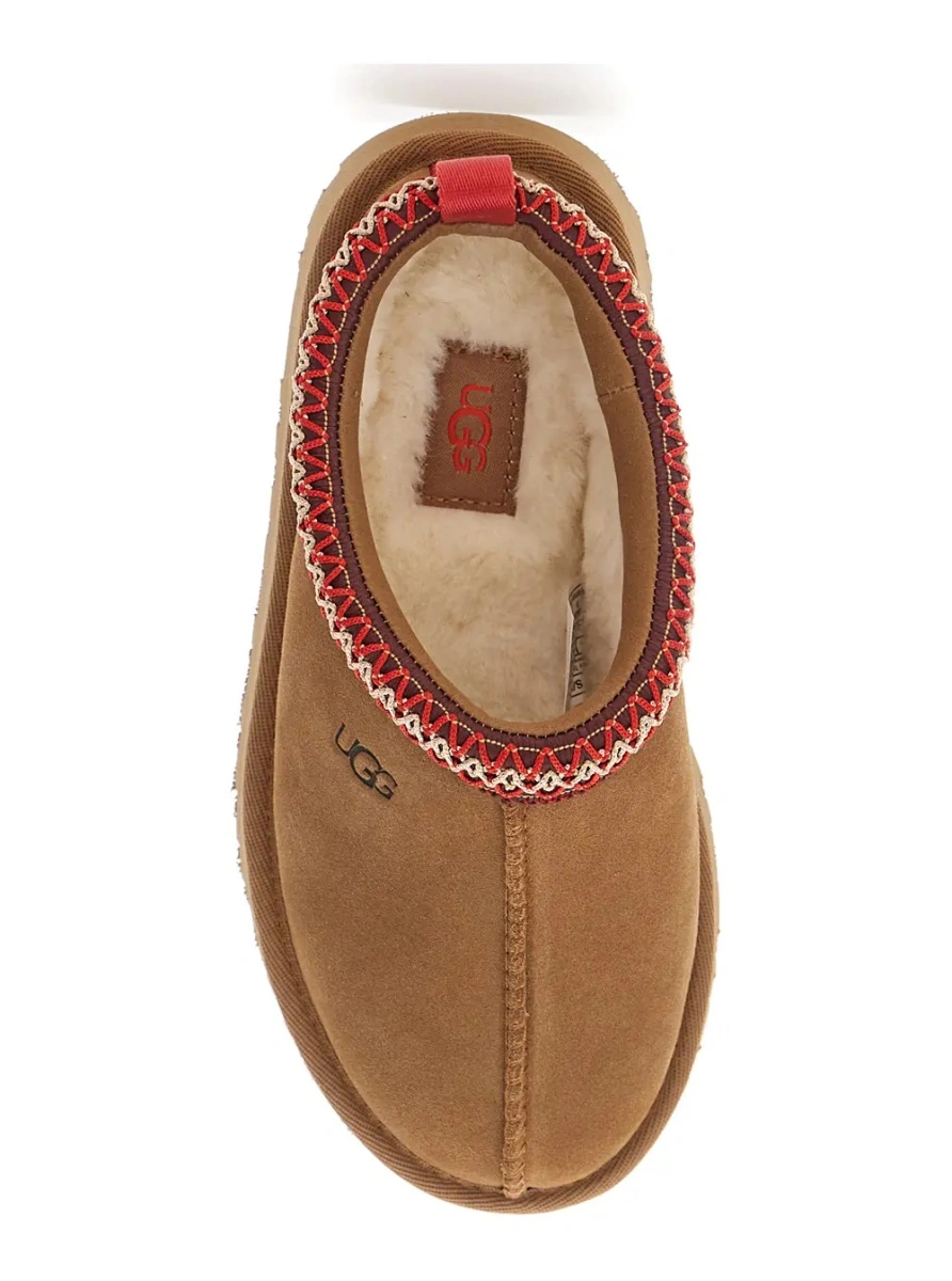 Saboti UGG Kids maro din piele intoarsa - Img 4