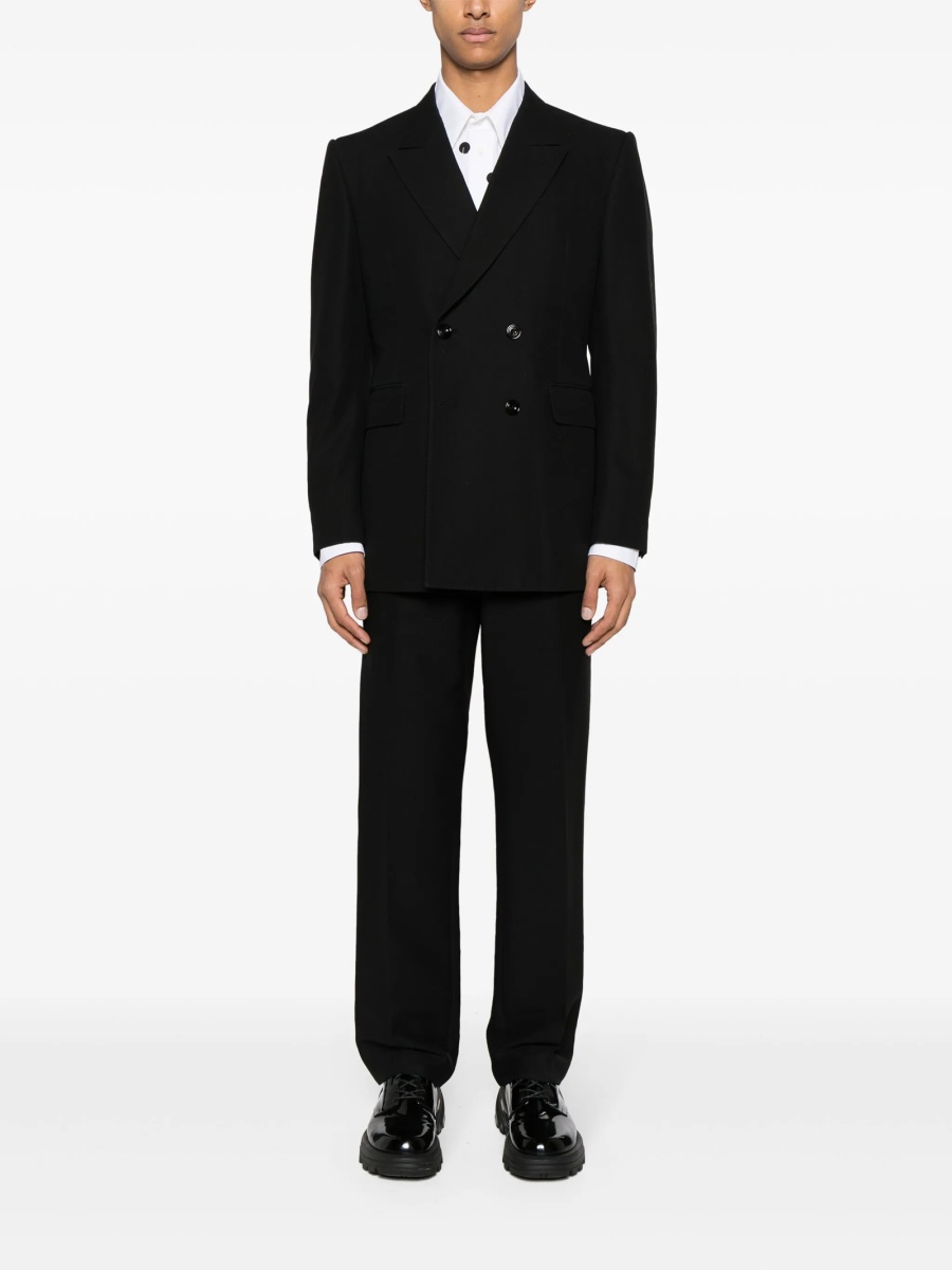 Sacou Alexander McQueen negru din bumbac - Img 2