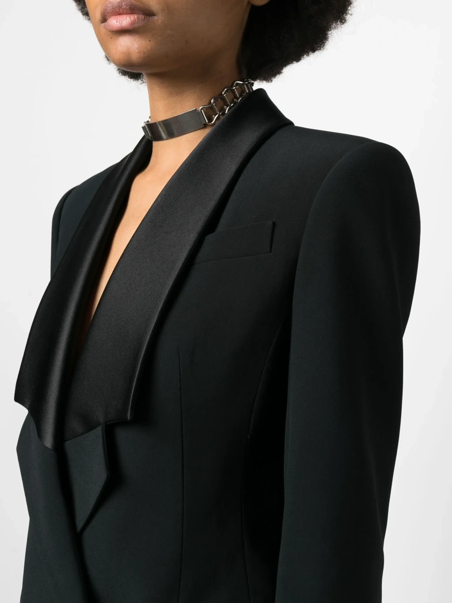 Sacou Alexander McQueen negru - Img 5