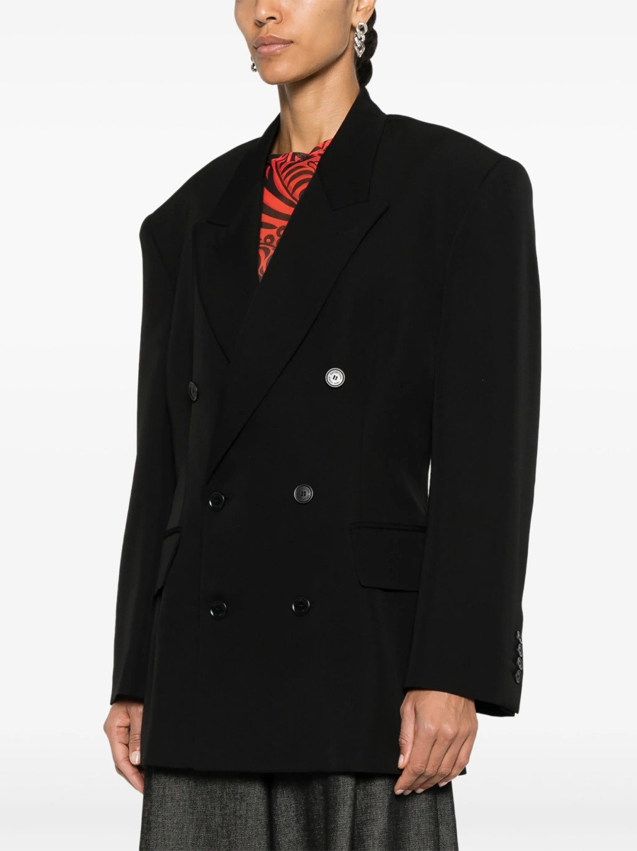 Sacou Balenciaga negru din lana - Img 3