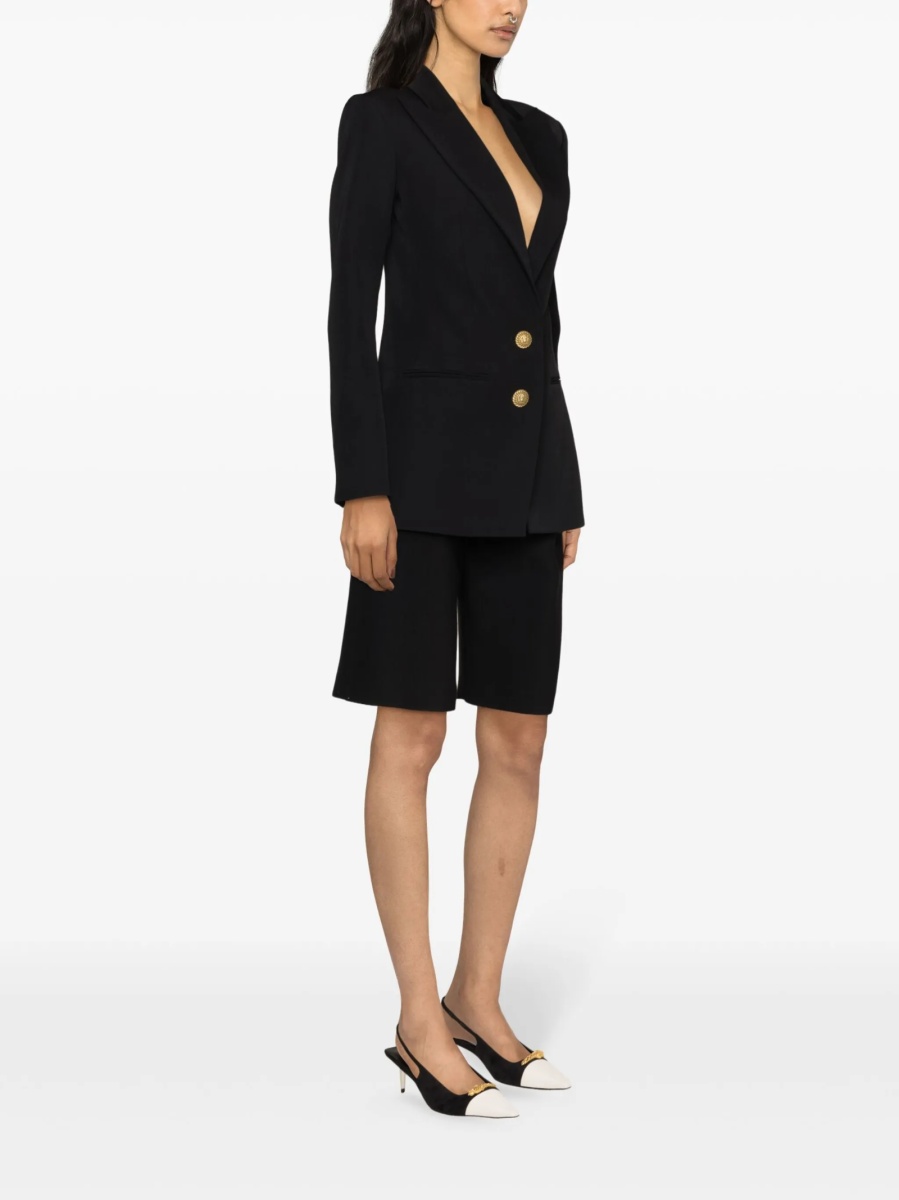 Sacou Balmain negru din lana - Img 3