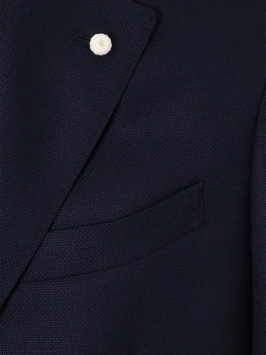 Sacou Blue single-breasted blazer - Img 2