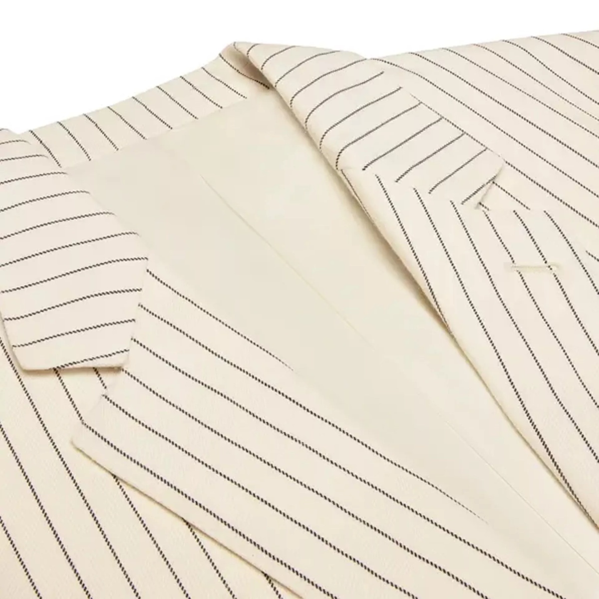 Sacou Celine Wool Striped Blazer - Img 3